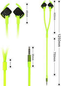 Ecouteurs intra-auriculaires Jabees WE204M Green - 2