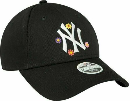 Baseballpet New York Yankees 9Forty W MLB Flower Black/White UNI Baseballpet - 3