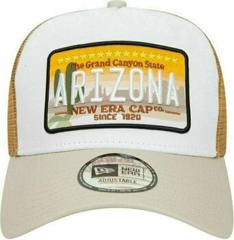 Keps New Era 9Forty AF Trucker Patch Stone/White UNI Keps - 2