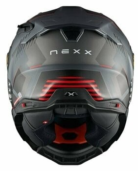 Helm Nexx X.WST3 Fluence Black/Silver MT 2XL Helm - 4