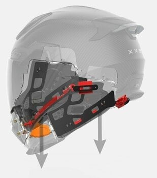 Helm Nexx X.WST3 Fluence Grey/Red MT L Helm - 11