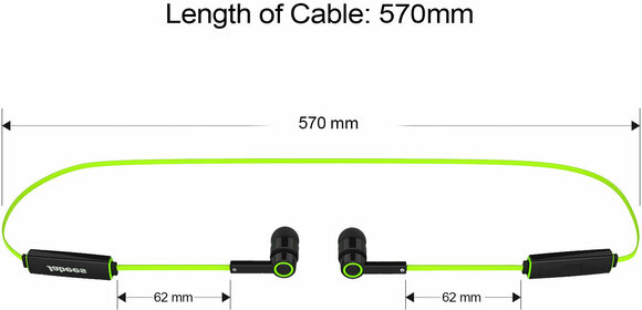 Cuffie wireless In-ear Jabees OBees Green - 4