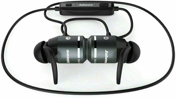 Wireless In-ear headphones Jabees AMPSound Black-Silver - 2