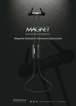 In-ear draadloze koptelefoon Jabees MAGNET Zwart - 11