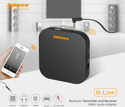 Wireless System for Active Loudspeakers Jabees B-Link Black - 4