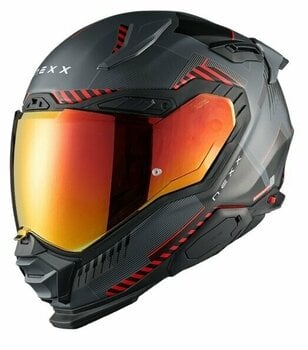 Helm Nexx X.WST3 Fluence Black/Silver MT XS Helm - 3