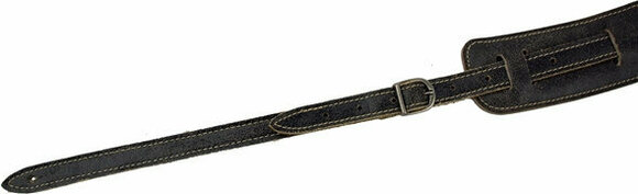 Gitaarband Fender Vintage-Style Distressed Leather Strap Black - 4