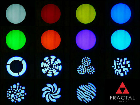 Faro Testa Mobile Fractal Lights Mini Led Gobo Spot 30W Faro Testa Mobile - 2