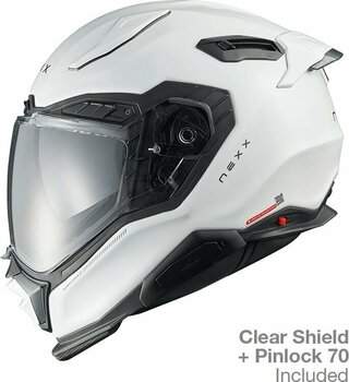 Helm Nexx X.WST3 Plain White Pearl 2XL Helm - 2