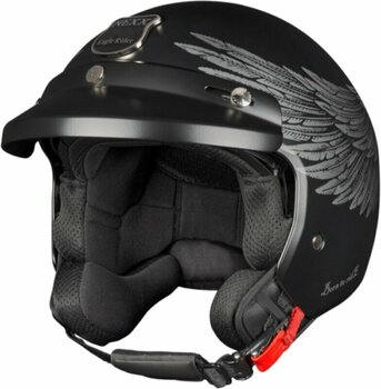 Hjälm Nexx Y.10 Eagle Rider Black/Grey MT M Hjälm - 2