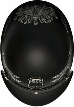 Helm Nexx Y.10 Eagle Rider Black/Grey MT M Helm - 4