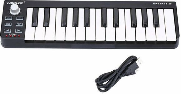MIDI toetsenbord Worlde EASYKEY - 2