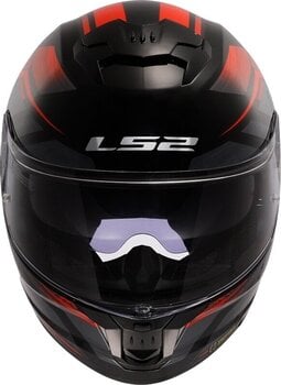 Helmet LS2 FF808 Stream II Fury Black/Red L Helmet - 7