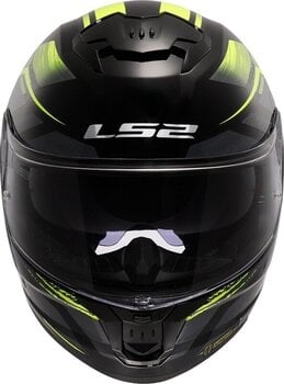 Casco LS2 FF808 Stream II Fury Black/H-V Yellow 3XL Casco - 6