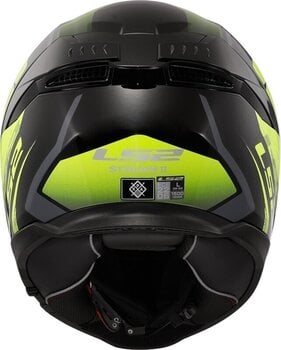 Helmet LS2 FF808 Stream II Fury Black/H-V Yellow L Helmet - 3