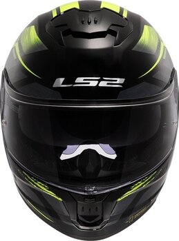 Helm LS2 FF808 Stream II Fury Black/H-V Yellow 2XL Helm - 6