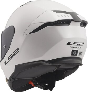 Helmet LS2 FF808 Stream II Solid White L Helmet - 3