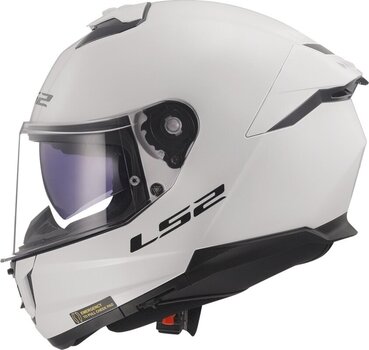 Kask LS2 FF808 Stream II Solid White M Kask - 2