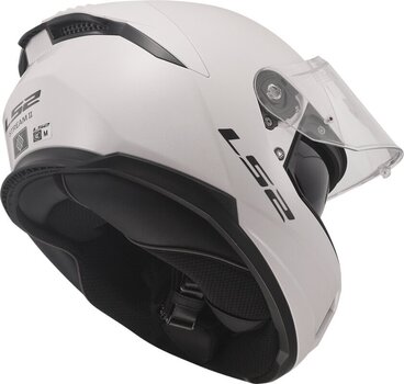 Helm LS2 FF808 Stream II Solid White M Helm - 5