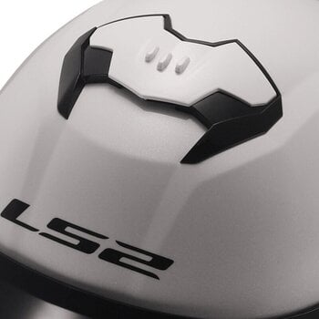 Helmet LS2 FF808 Stream II Solid White M Helmet - 12