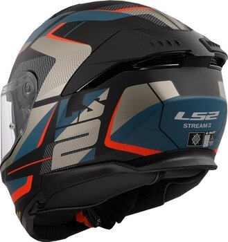 Helmet LS2 FF808 Stream II Road Matt Black/Blue L Helmet - 2