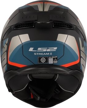 Helmet LS2 FF808 Stream II Road Matt Black/Blue L Helmet - 3