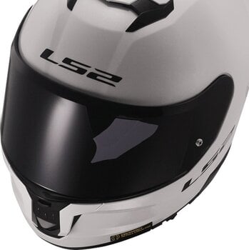 Helmet LS2 FF808 Stream II Solid White XS Helmet - 7