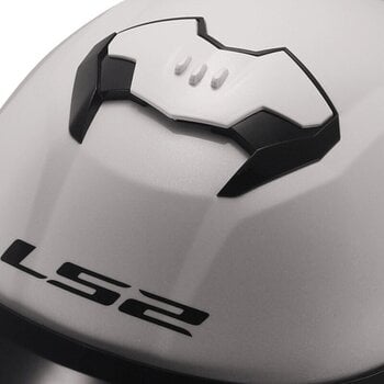 Helmet LS2 FF808 Stream II Solid White XS Helmet - 12