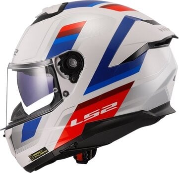 Helm LS2 FF808 Stream II Vintage White/Blue/Red L Helm - 2