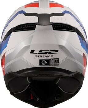 Helm LS2 FF808 Stream II Vintage White/Blue/Red S Helm - 3