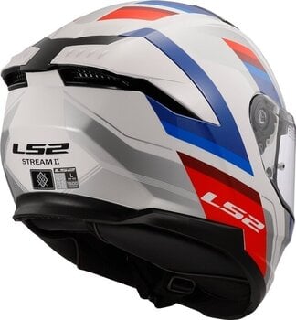 Helm LS2 FF808 Stream II Vintage White/Blue/Red XL Helm - 4