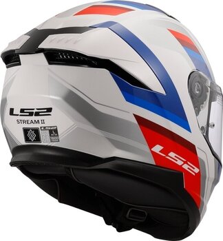 Helm LS2 FF808 Stream II Vintage White/Blue/Red XS Helm - 4