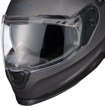 Helmet Nexx Y.100 B-Side Black/Grey MT 2XL Helmet - 7