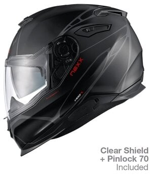 Helm Nexx Y.100 B-Side Black/Grey MT M Helm - 2