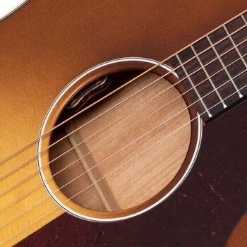 Guitare Dreadnought acoustique-électrique Gibson J-45 Faded 50's Faded Sunburst - 8