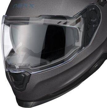 Helmet Nexx Y.100 B-Side Black/Grey MT XS Helmet - 7