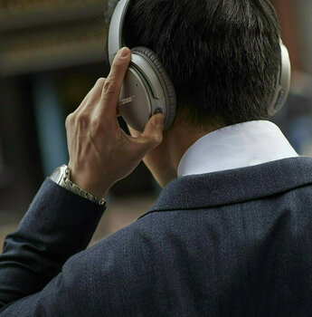 Wireless On-ear headphones Bose QuietComfort 35 II Silver - 6