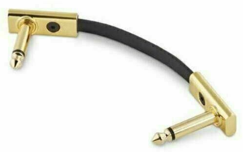 Cablu Patch, cablu adaptor RockBoard Flat Patch Cable Gold Aur 5 cm Oblic - Oblic - 2