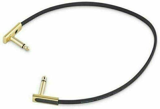 Cablu Patch, cablu adaptor RockBoard Flat Patch Cable Gold Aur 30 cm Oblic - Oblic - 2