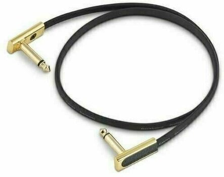 Cablu Patch, cablu adaptor RockBoard Flat Patch Cable Gold Aur 60 cm Oblic - Oblic - 2