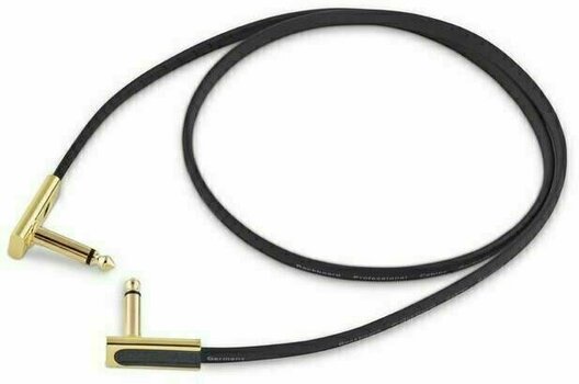 Cable adaptador/parche RockBoard Flat Patch Cable Gold Oro 80 cm Angulado - Angulado - 2