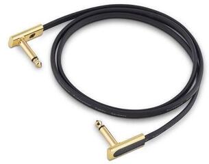 Patchkabel RockBoard Flat Patch Cable Gold 100 cm Winkelklinke - Winkelklinke Patchkabel - 1