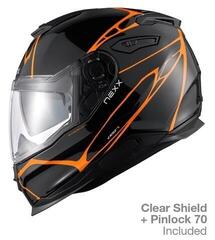 Helmet Nexx Y.100 B-Side Black/Orange XL Helmet - 1