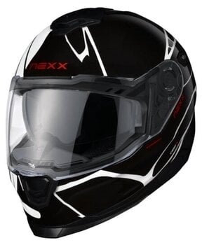 Helm Nexx Y.100 B-Side Black/White 2XL Helm - 3