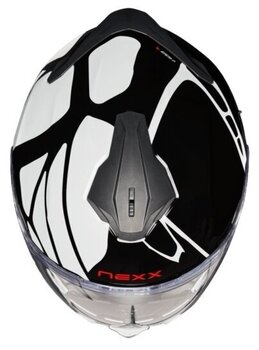 Helm Nexx Y.100 B-Side Black/White S Helm - 6