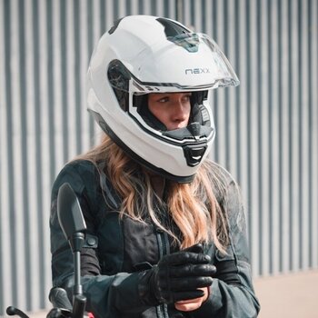 Helmet Nexx Y.100 B-Side Black/White XL Helmet - 17