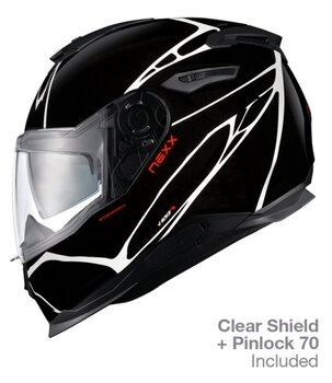 Capacete Nexx Y.100 B-Side Black/White XS Capacete - 2