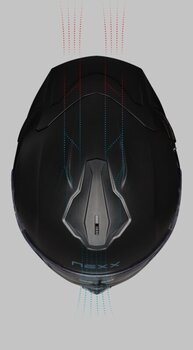 Helm Nexx Y.100R Baron Black MT XS Helm - 12