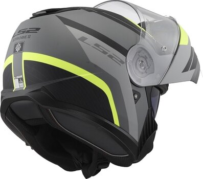 Helmet LS2 FF908 Strobe II Monza Matt Black/Hi-Vis Yellow 3XL Helmet - 5