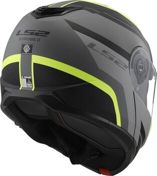 Helmet LS2 FF908 Strobe II Monza Matt Black/Hi-Vis Yellow 3XL Helmet - 6